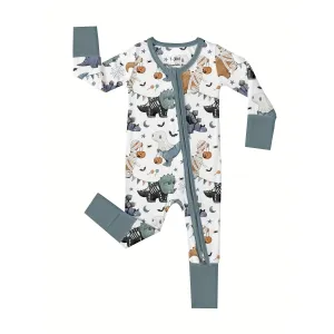 19-24 monthsBamboo Fiber I Baby Romper Pajamas Bodysuit Print