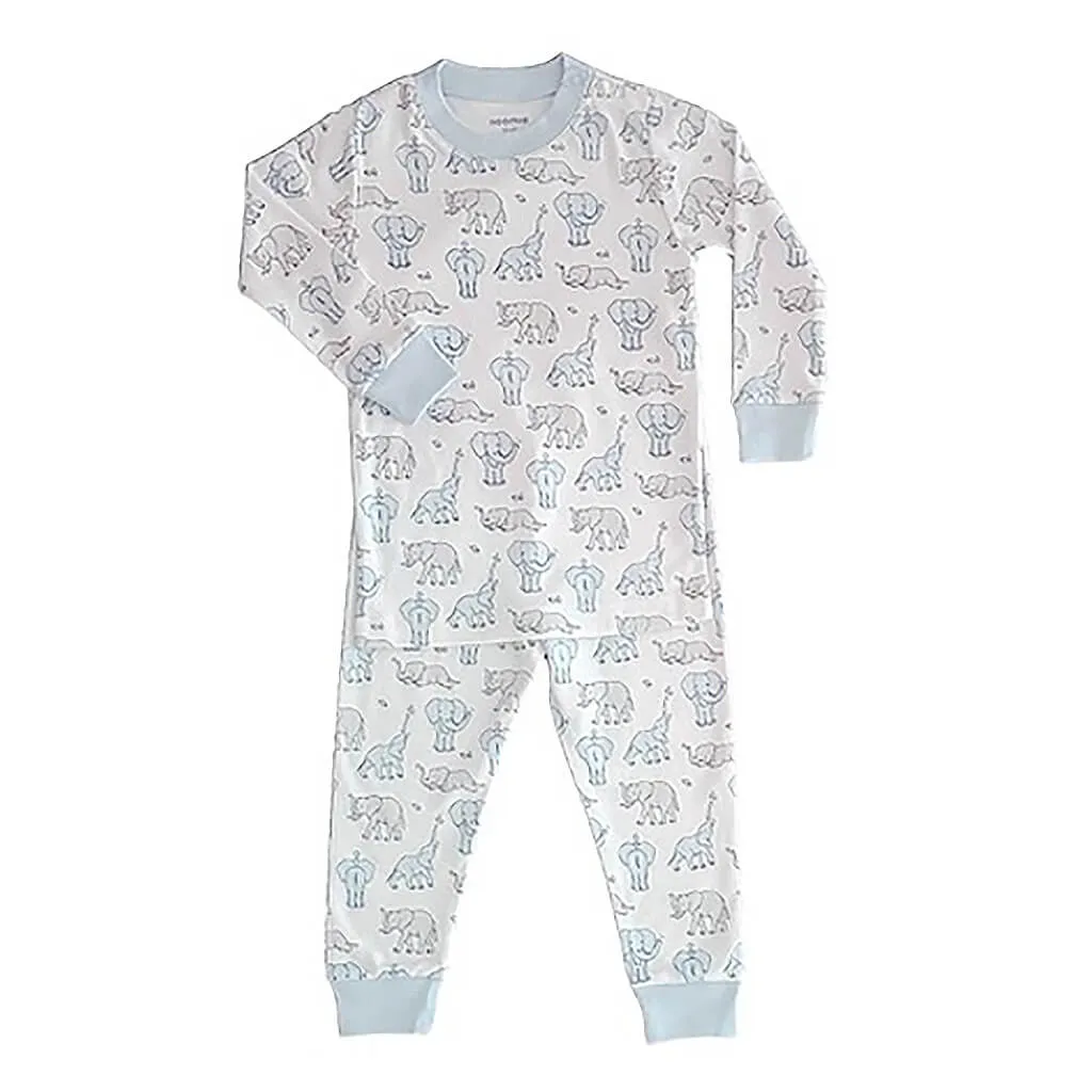 2 Piece Pajamas Elephants