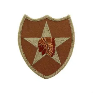 2nd Infantry Division Patch Desert