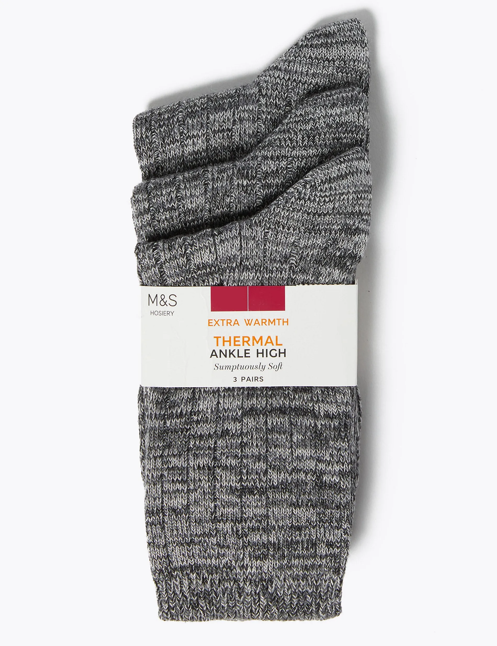 3 pairs of Marks & Spencer Thermal Sumptuious Soft Ankle Socks
