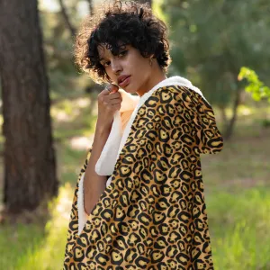 65 MCMLXV Unisex Jaguar Print Hooded Blanket