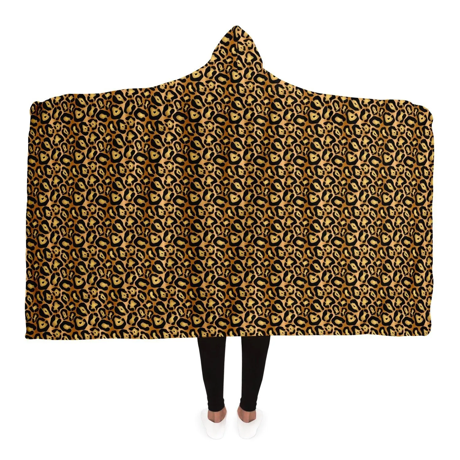 65 MCMLXV Unisex Jaguar Print Hooded Blanket