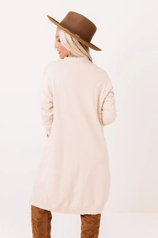Airstream Dreams Cardigan In Cream