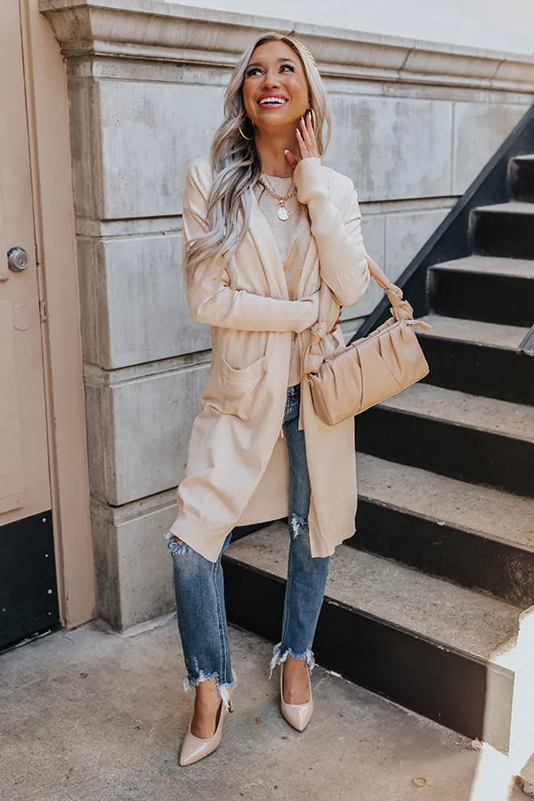 Airstream Dreams Cardigan In Cream
