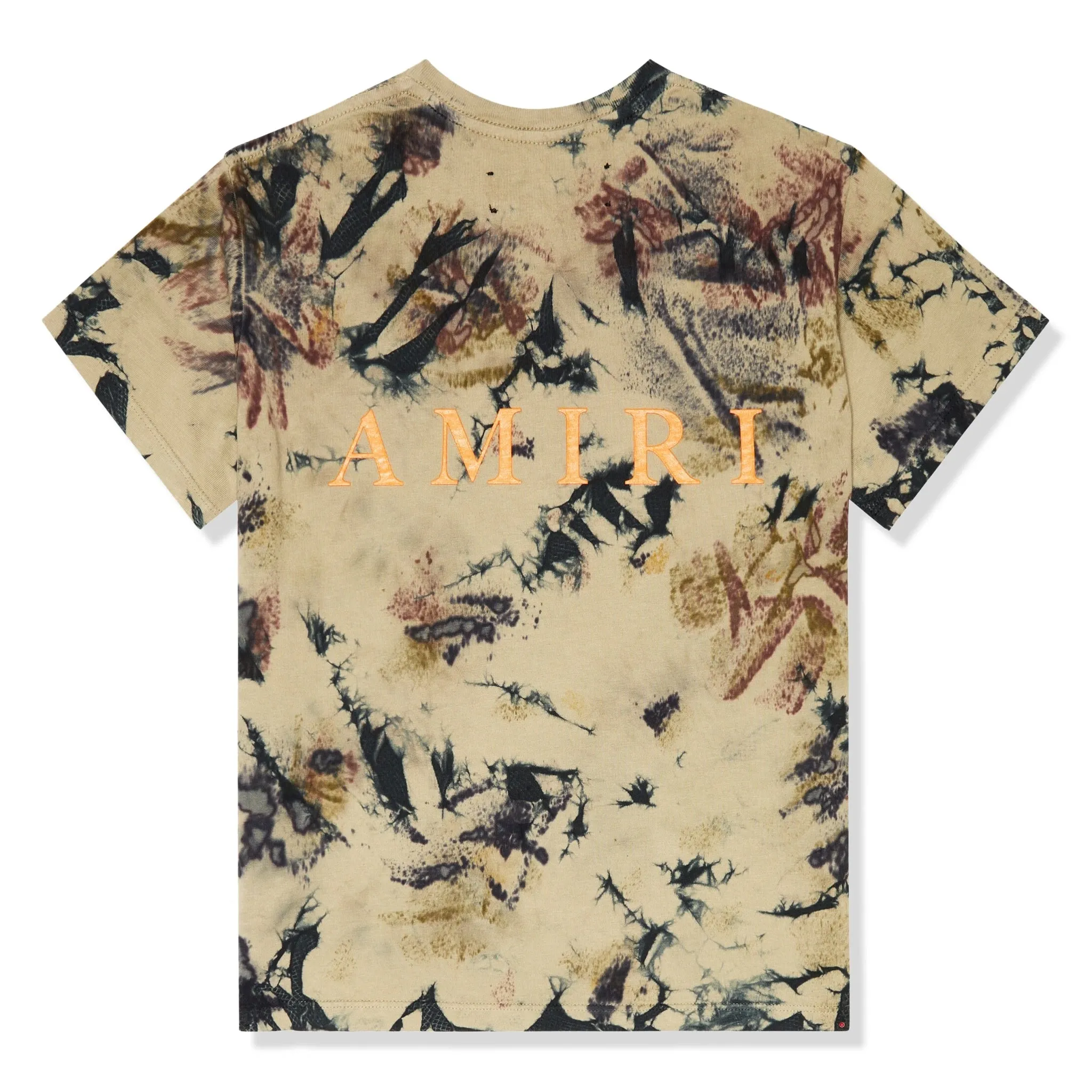 Amiri Kids Bones Tie Dye Green T Shirt