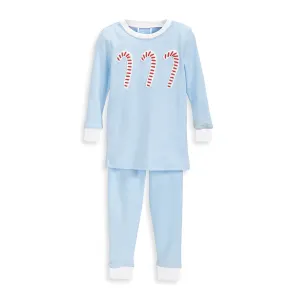 Applique Pima Jammies -- Blue