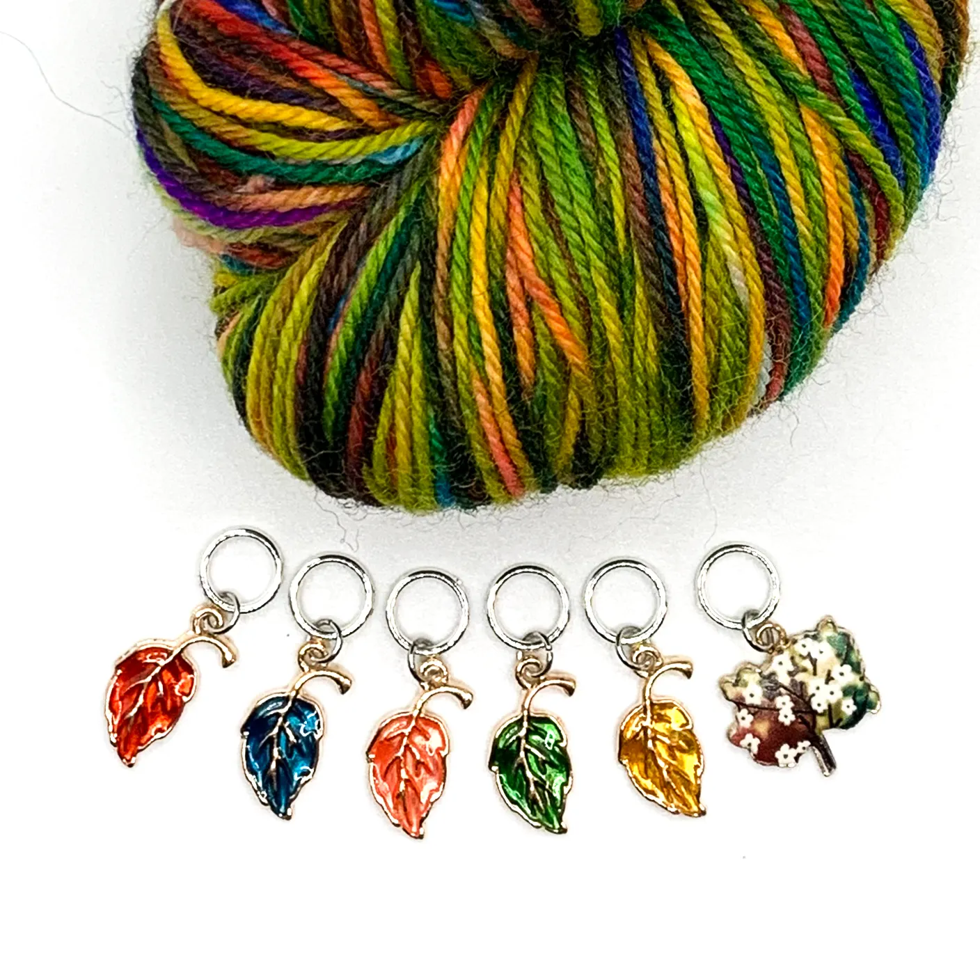 Autumn Glory Stitch Markers | Knitting Supplies