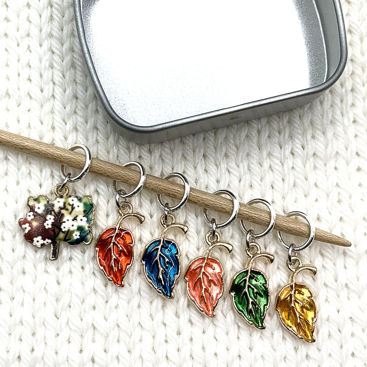 Autumn Glory Stitch Markers | Knitting Supplies