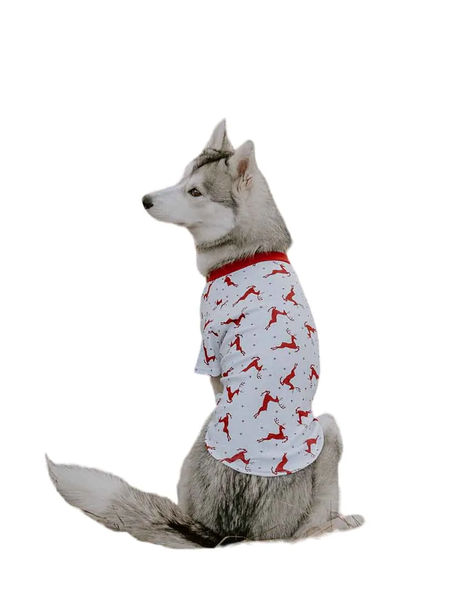 Big Dog Reindeer Pajamas