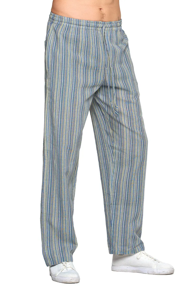 Black Striped Men's Lounging Pants