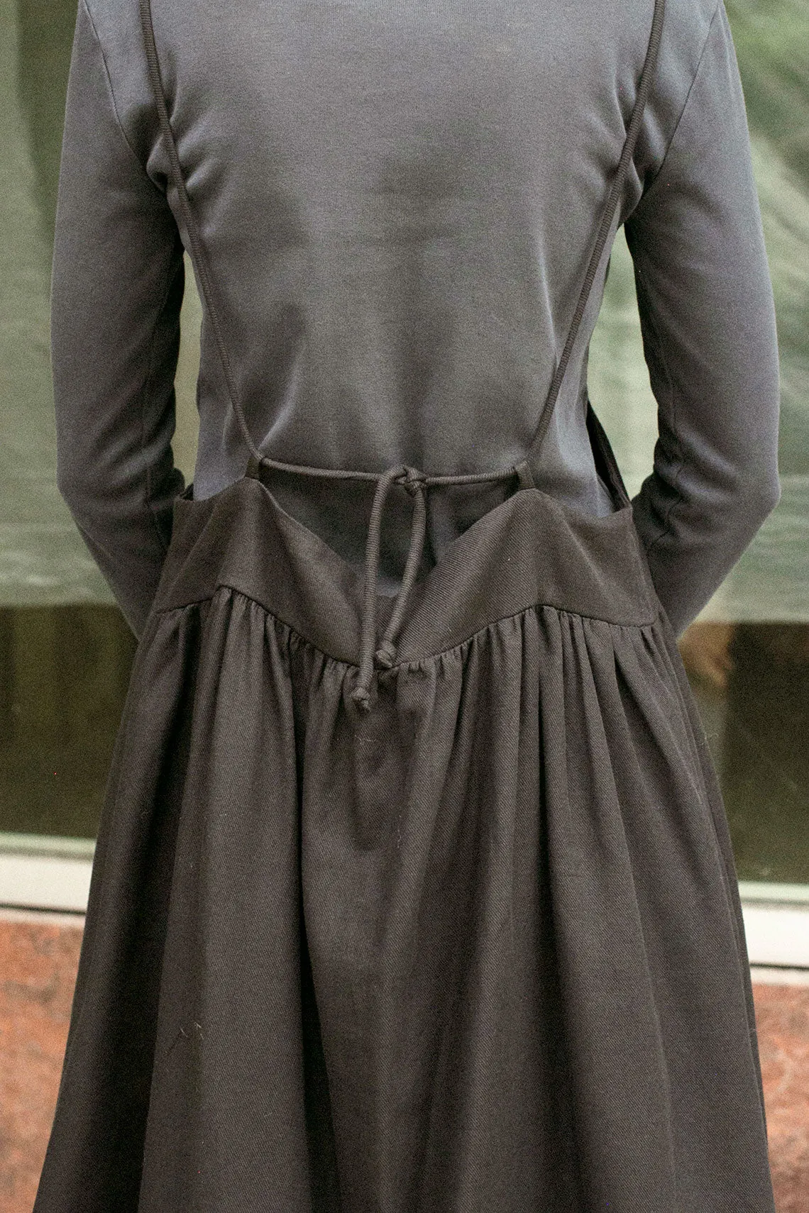Black Suspender Dress