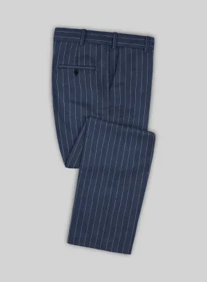 Caccioppoli Genio Blue Wool Pants