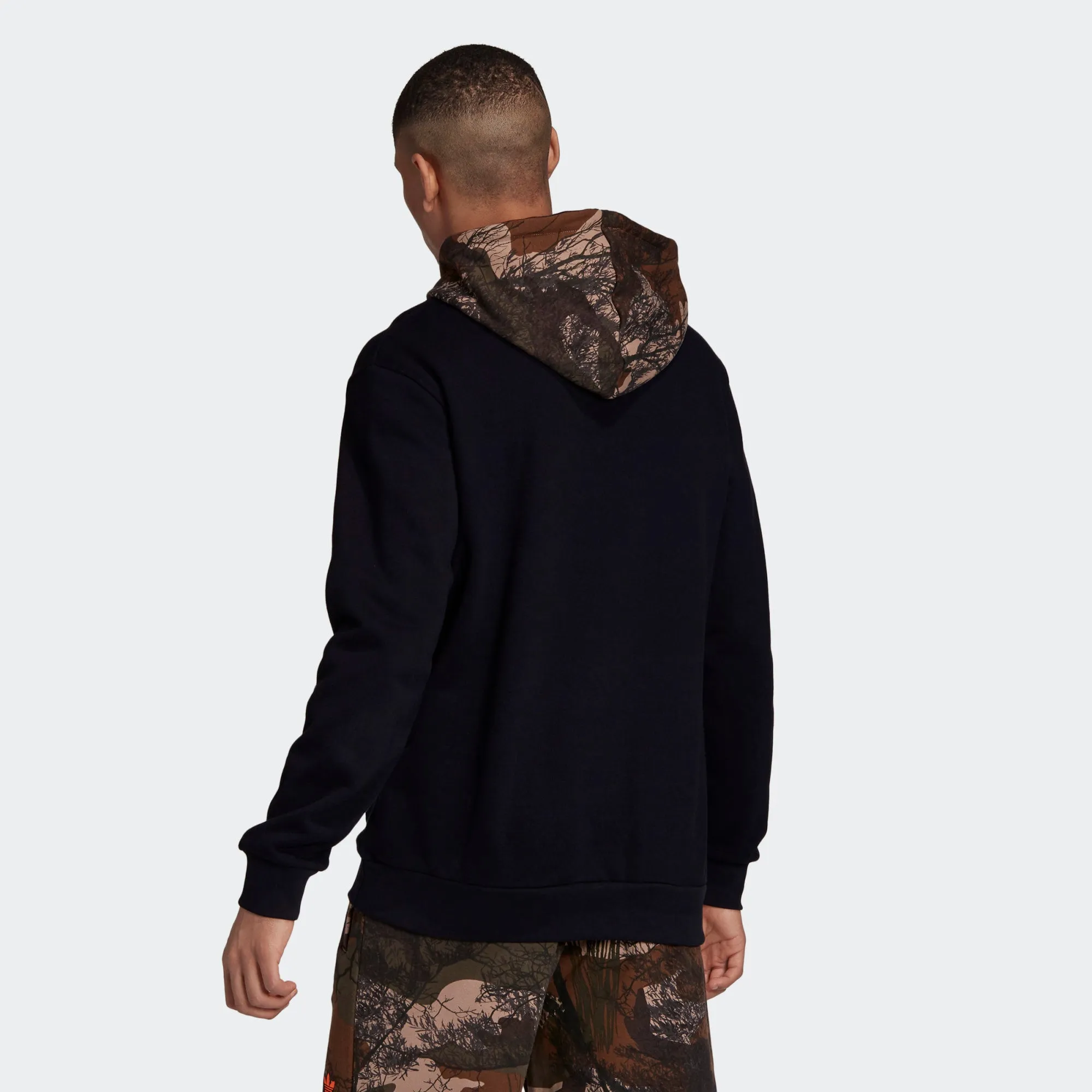 CAMO HOODIE Black-gd5956