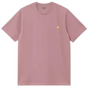 CARHARTT WIP S/S Chase T-Shirt Glassy Pink Gold