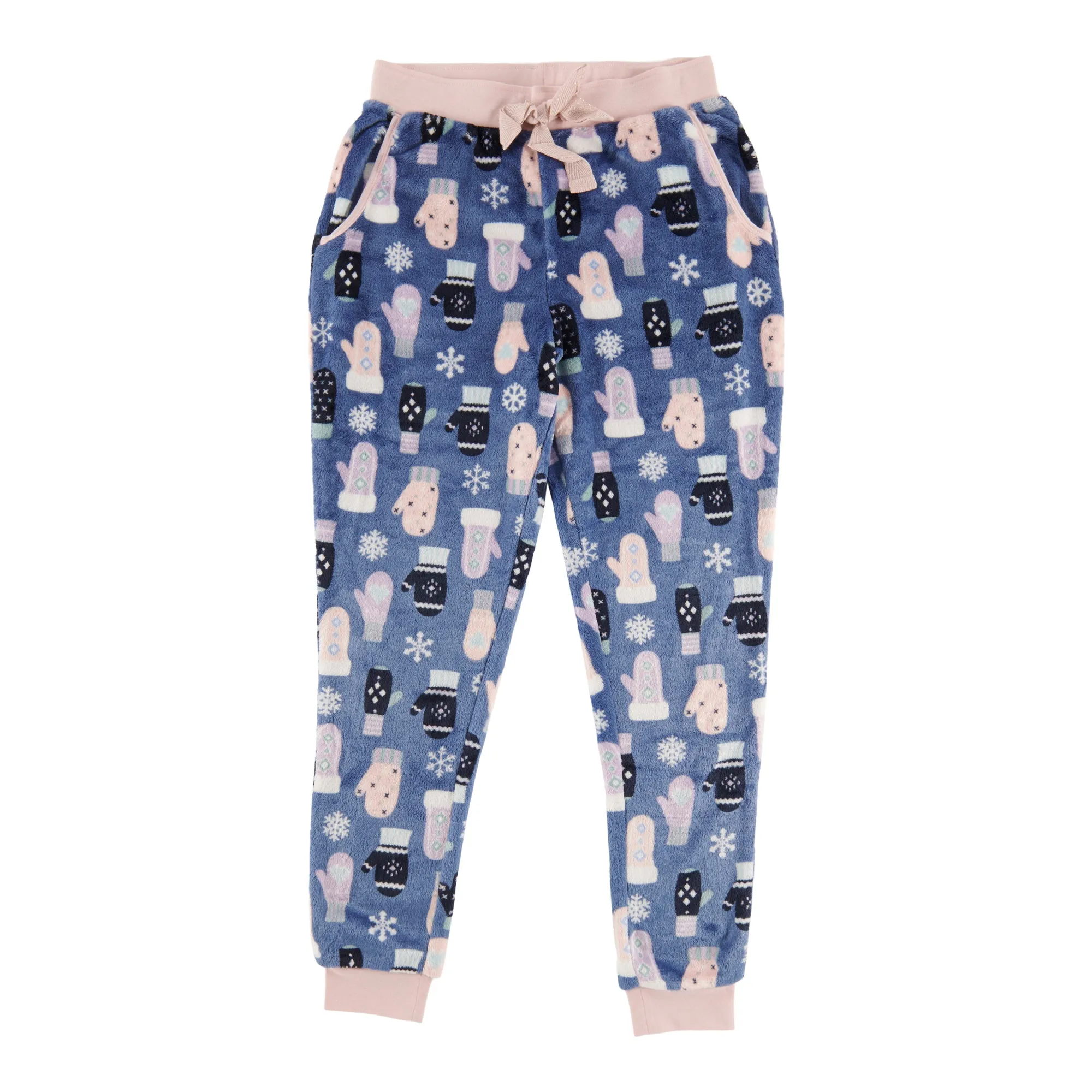 Carisma Women's Printed Plush PJ Pants