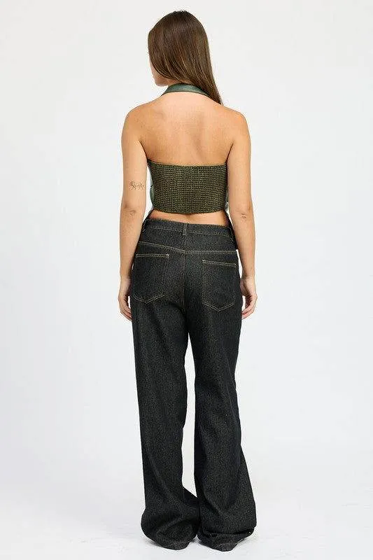 Emory Park Fleece Lined Denim Pants