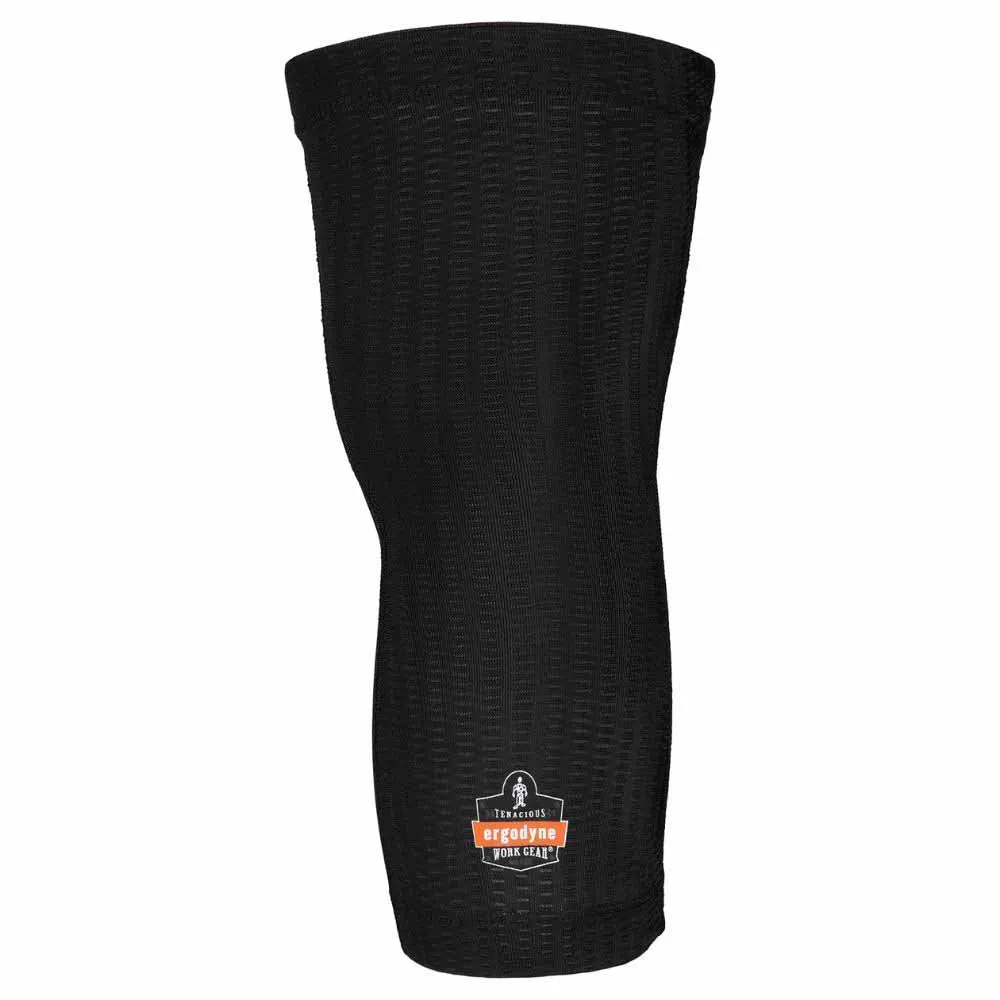 Ergodyne 18553 550 XL  Black Padded Knee Sleeves 3-Layer Foam Cap Pair