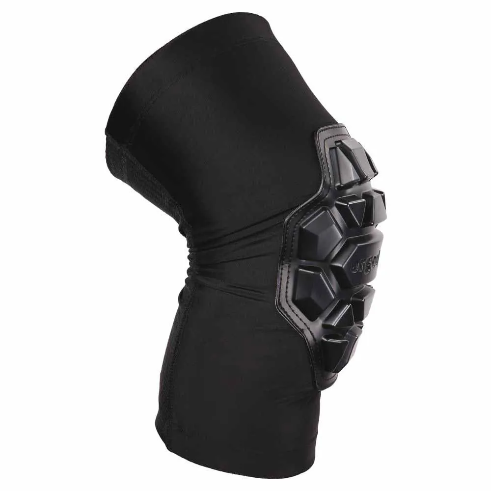 Ergodyne 18553 550 XL  Black Padded Knee Sleeves 3-Layer Foam Cap Pair