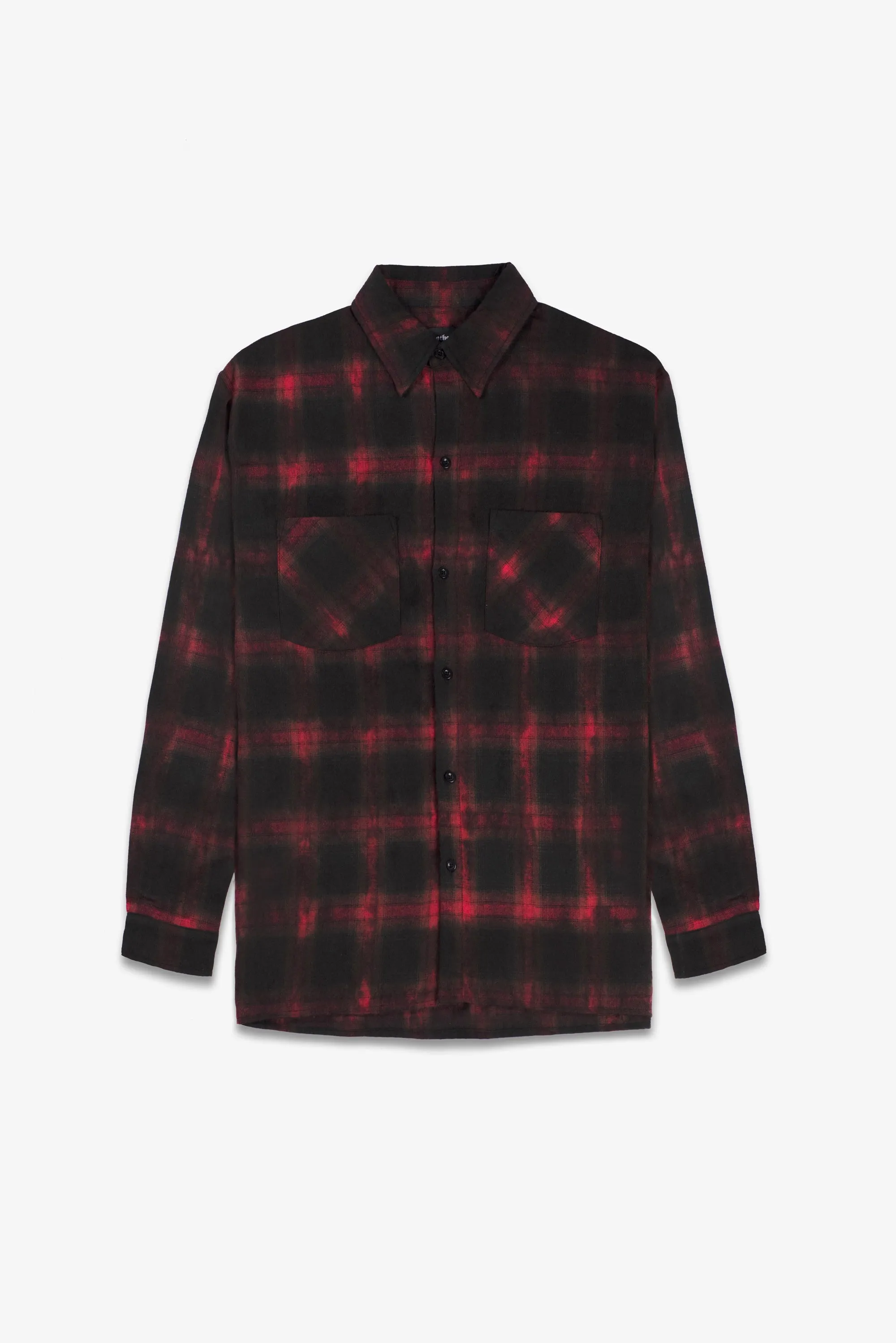 Flannel Shirt | Red Tie Dye