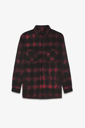 Flannel Shirt | Red Tie Dye