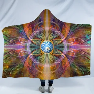 Gaia Sherpa Hooded Blanket | Meditation Blanket Hoodie | Gaiahuasca