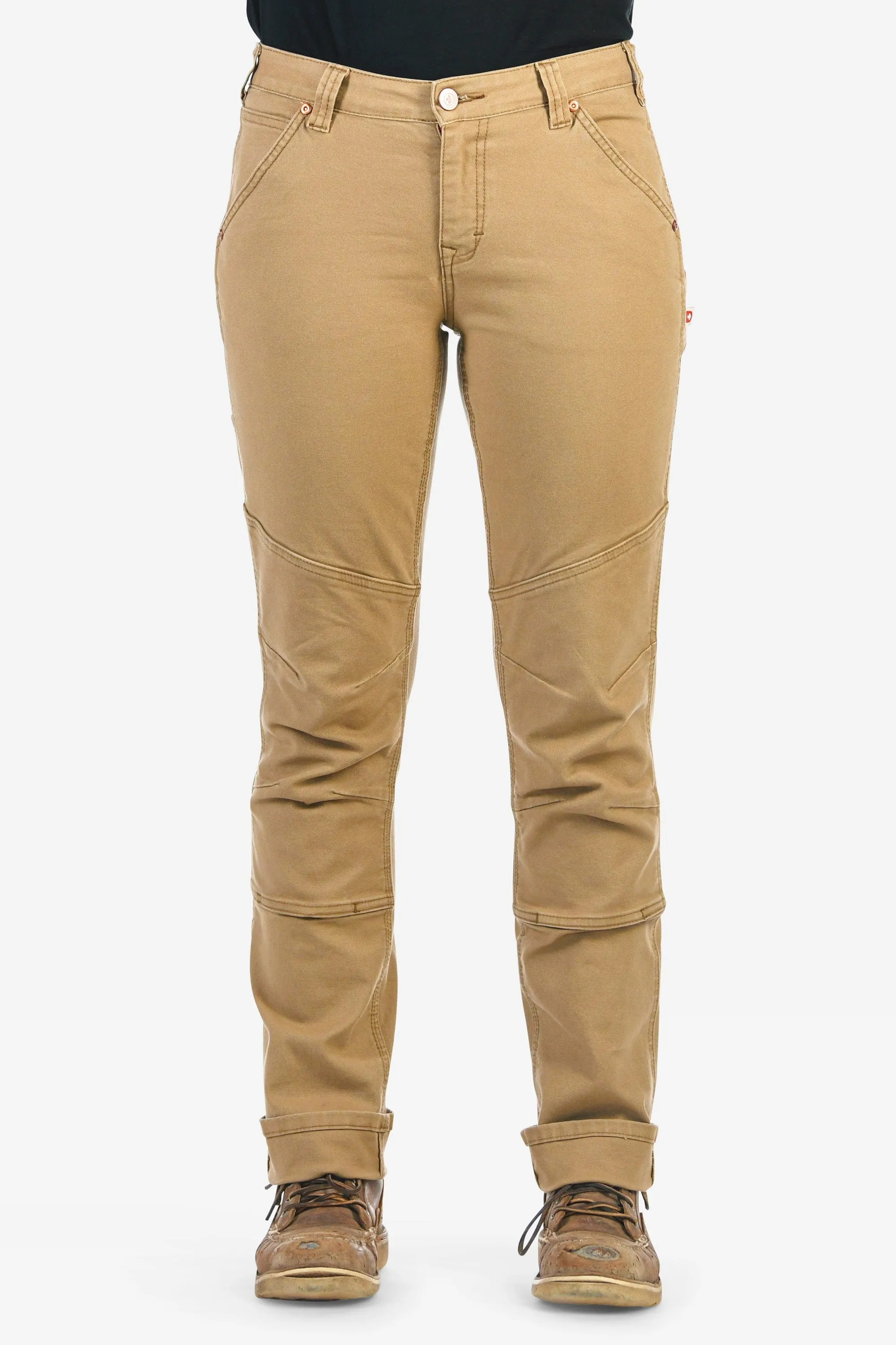 GO TO™ Stretch Canvas Pants in Sawdust Brown