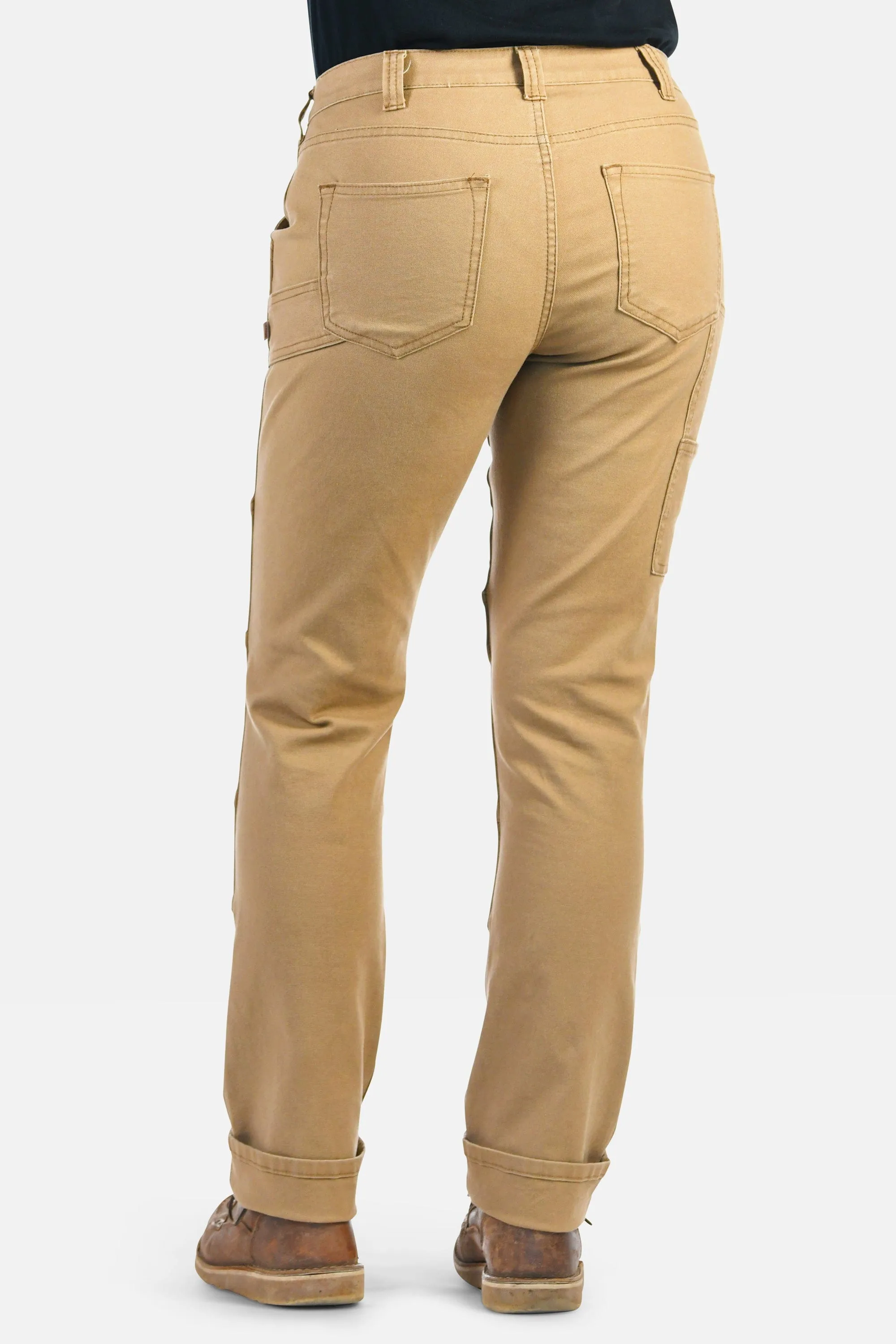 GO TO™ Stretch Canvas Pants in Sawdust Brown