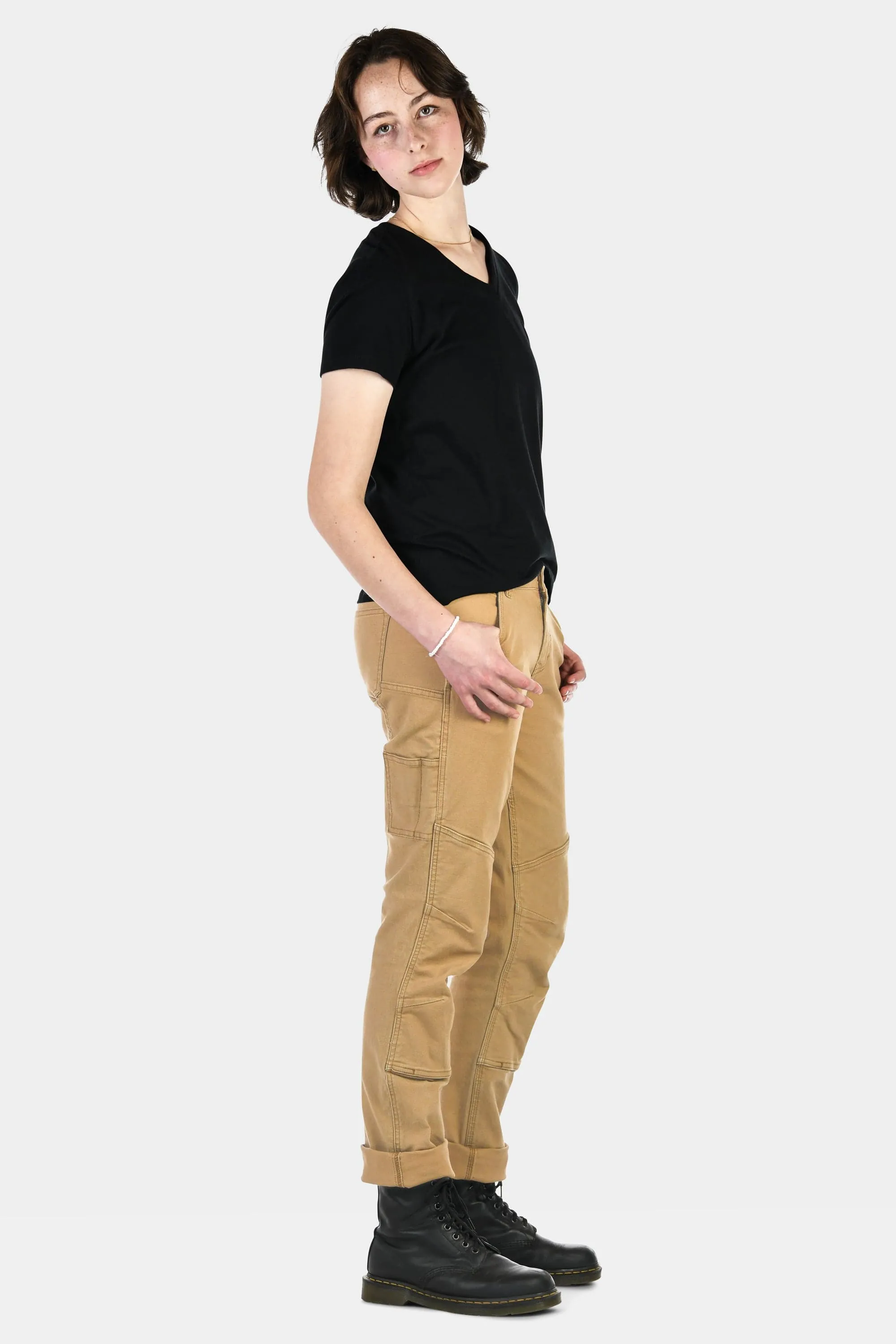 GO TO™ Stretch Canvas Pants in Sawdust Brown