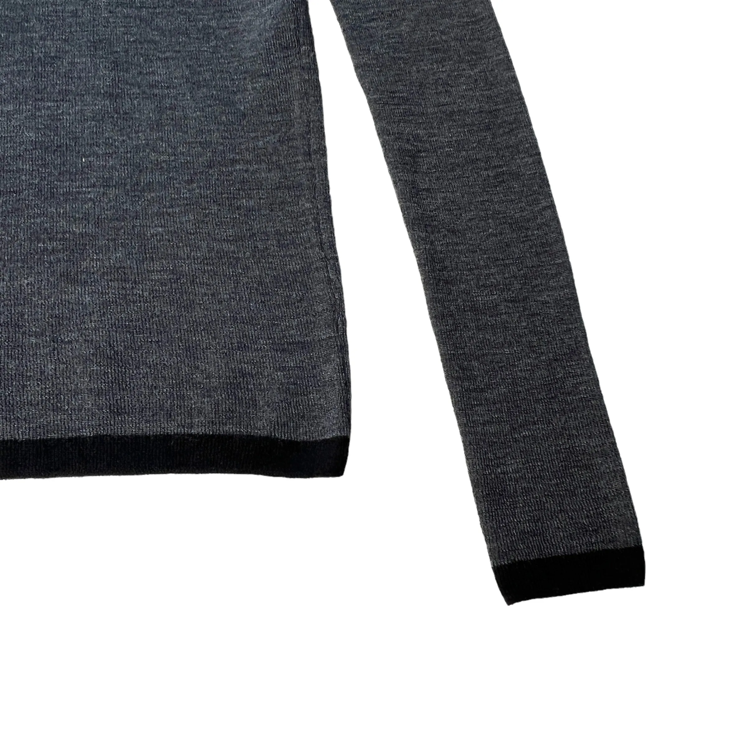 Grey Light Wool Sweater - S