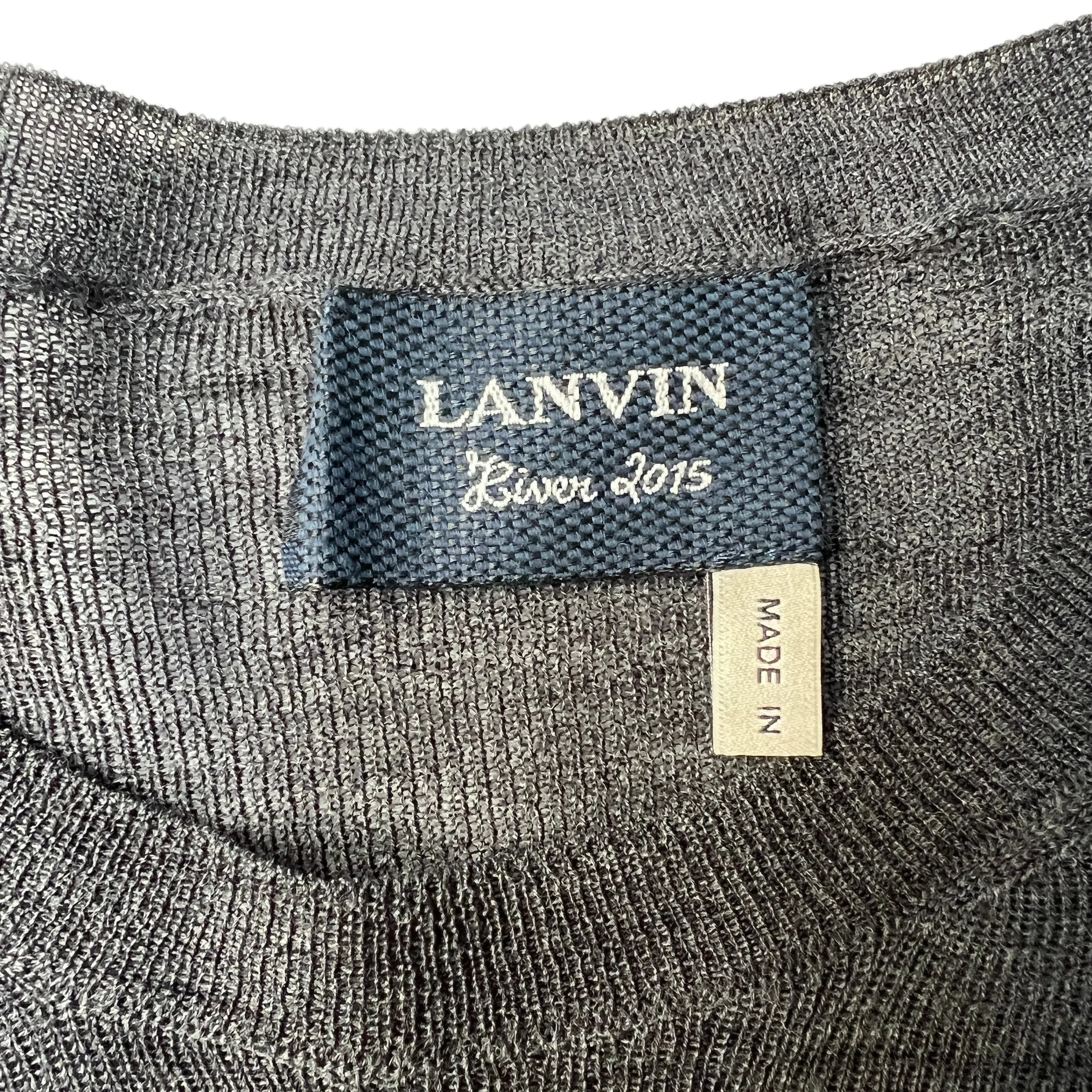 Grey Light Wool Sweater - S