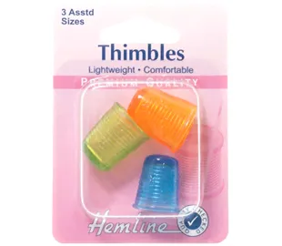 Hemline Thimble Assortment - 3 Different Sizes