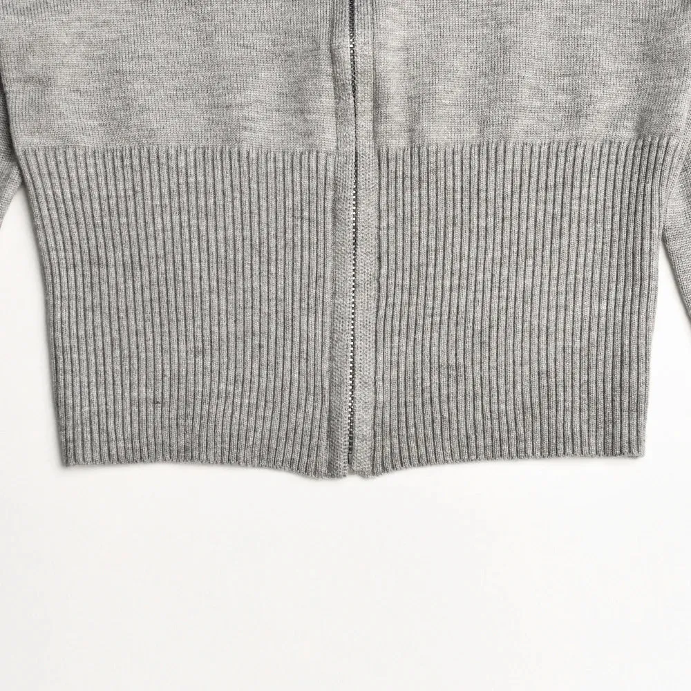 Knitted Hooded Crop Top and Flare Pants 2-Piece Tracksuit