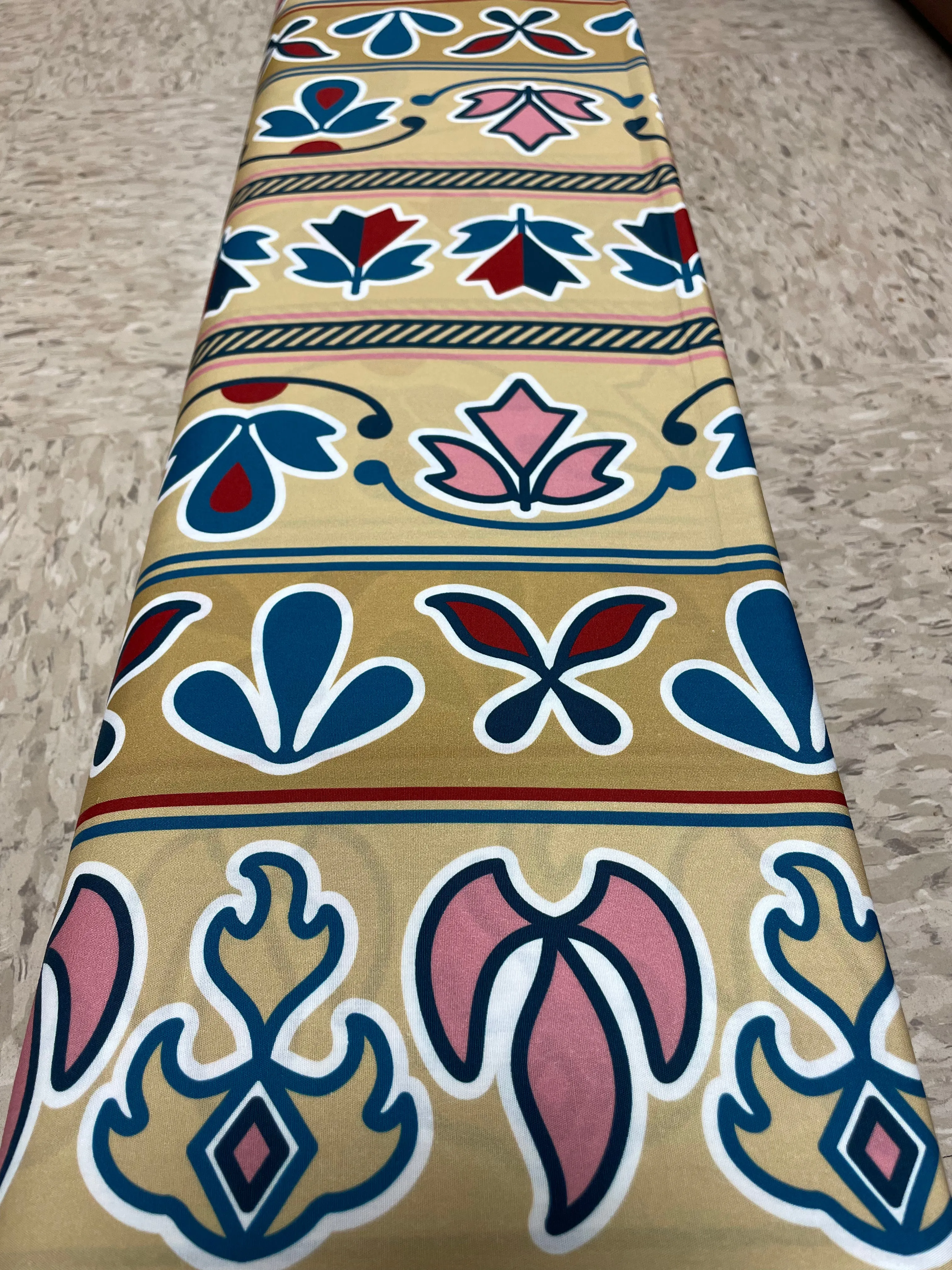 Lenape Floral "Shakhùkwiàn" Cotton Fabric