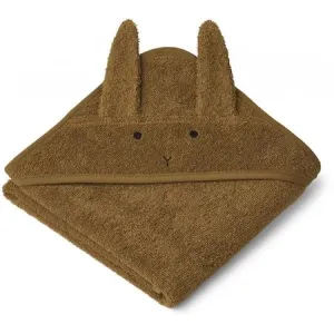 Liewood Albert Baby Towel in Rabbit Olive Green