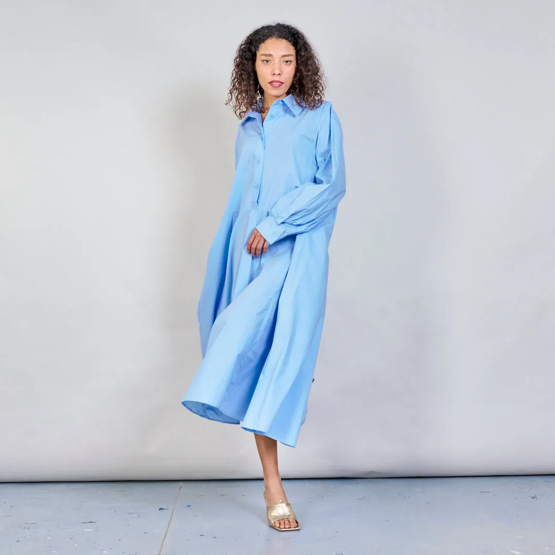Longline relaxed shirt dress wholesale