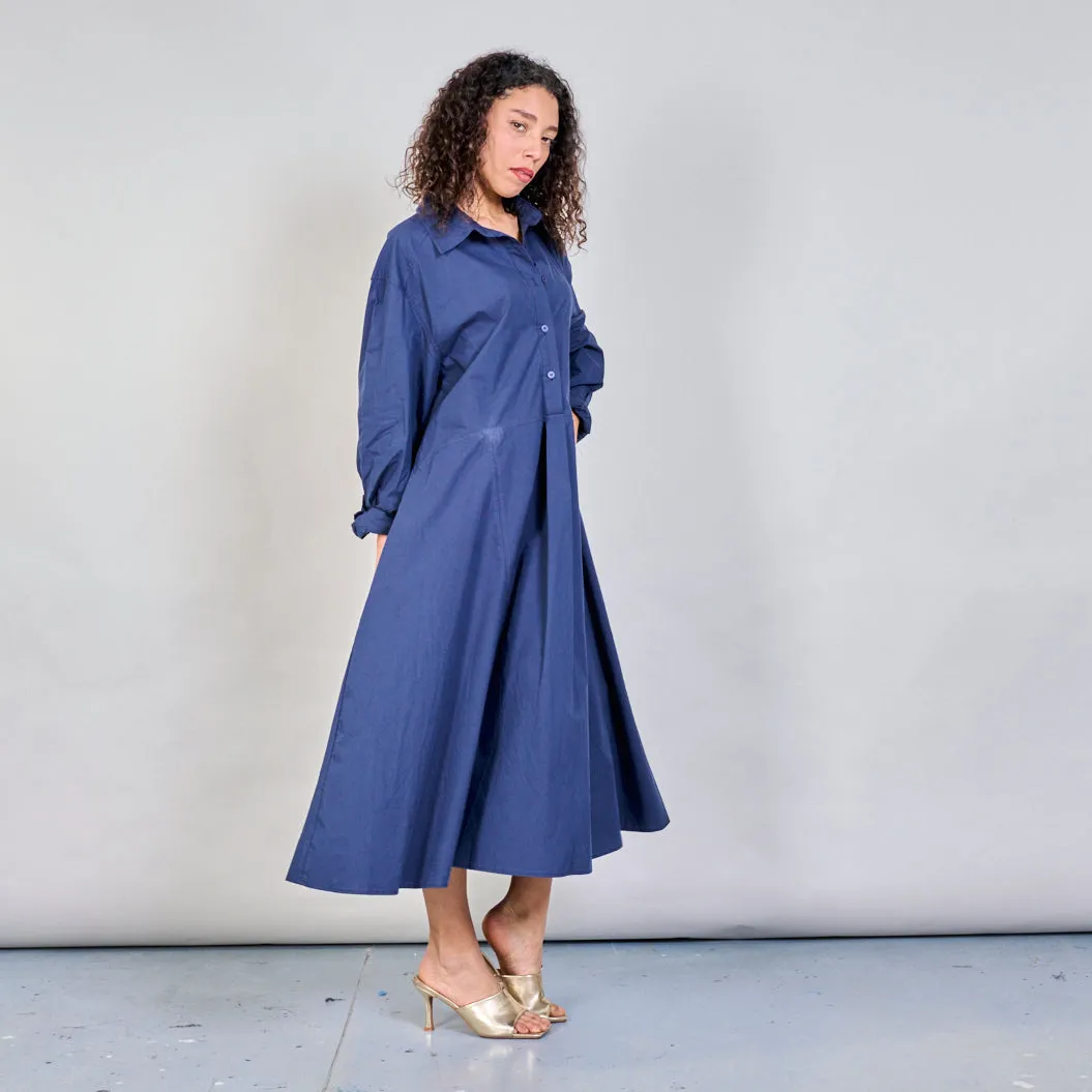 Longline relaxed shirt dress wholesale
