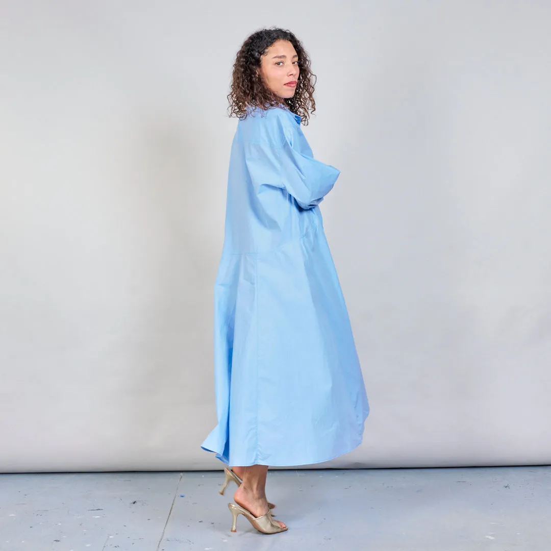 Longline relaxed shirt dress wholesale