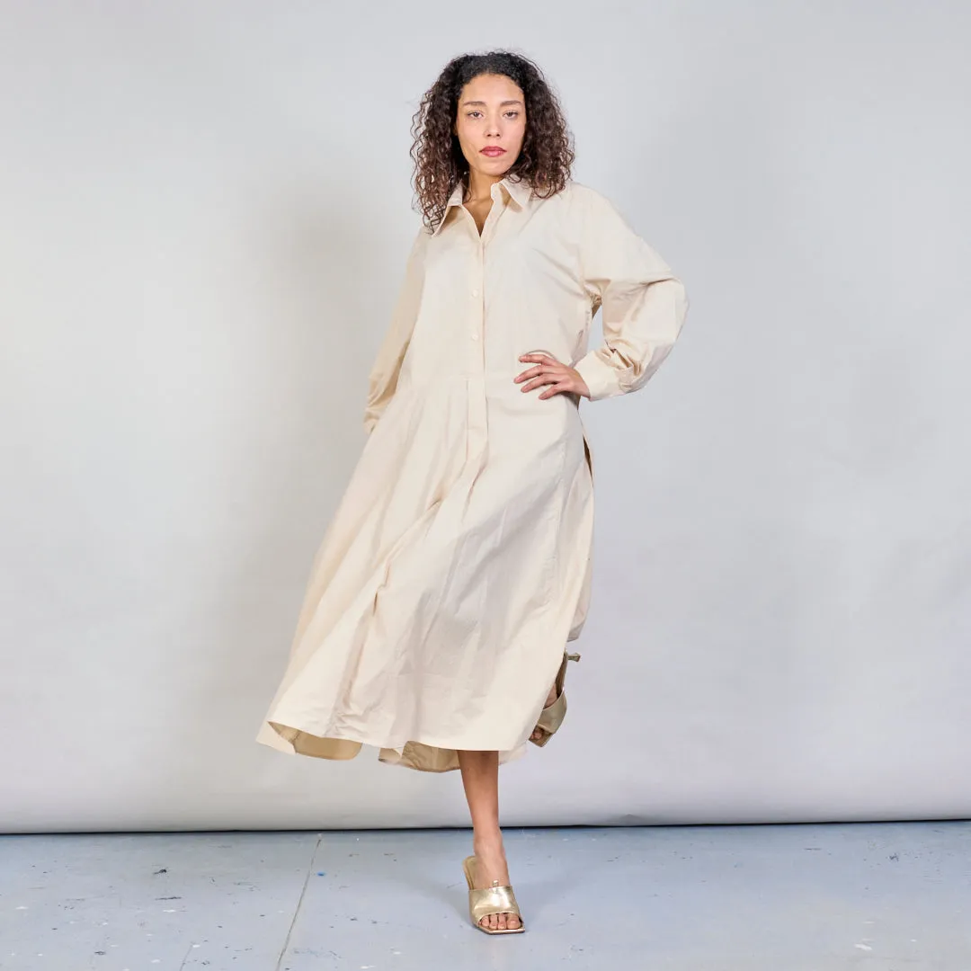 Longline relaxed shirt dress wholesale