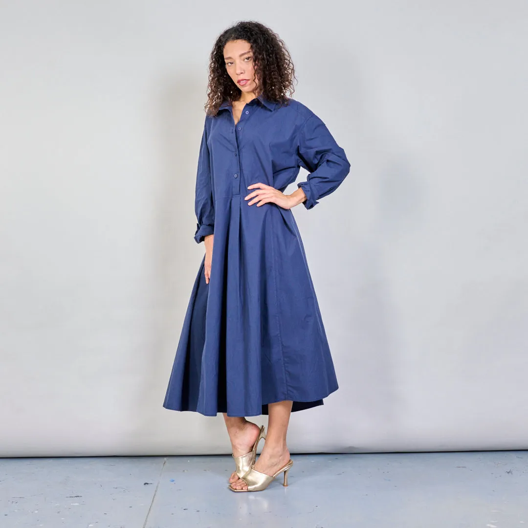 Longline relaxed shirt dress wholesale