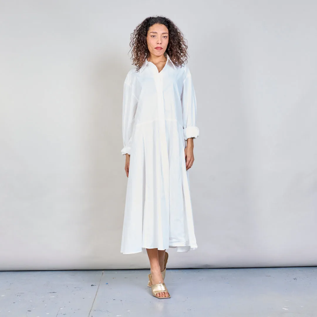 Longline relaxed shirt dress wholesale
