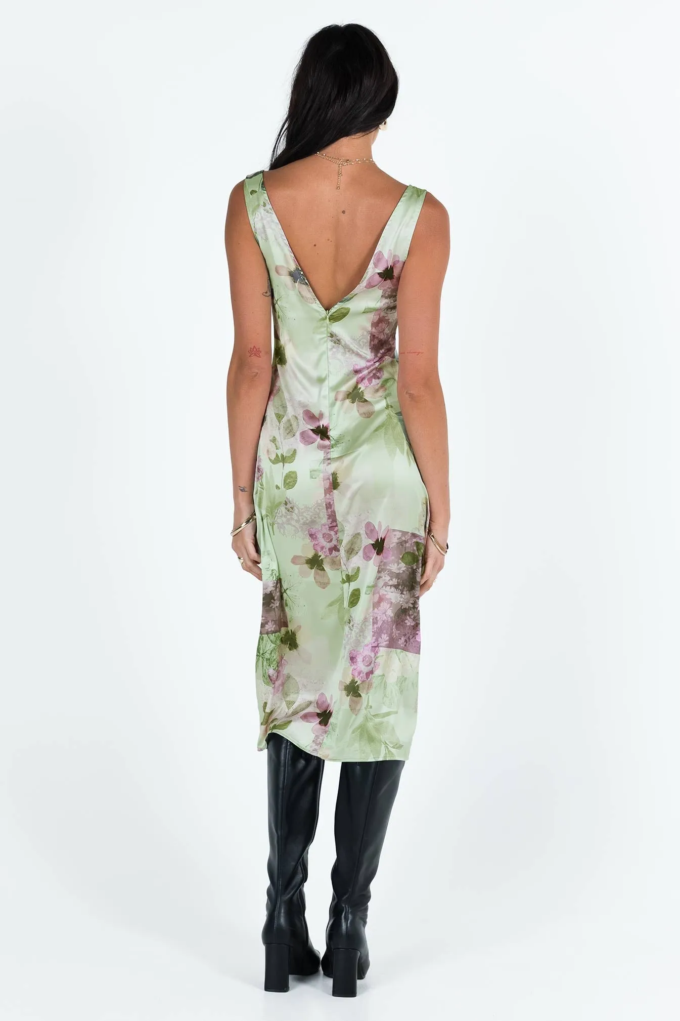 Lunamas Midi Dress Multi