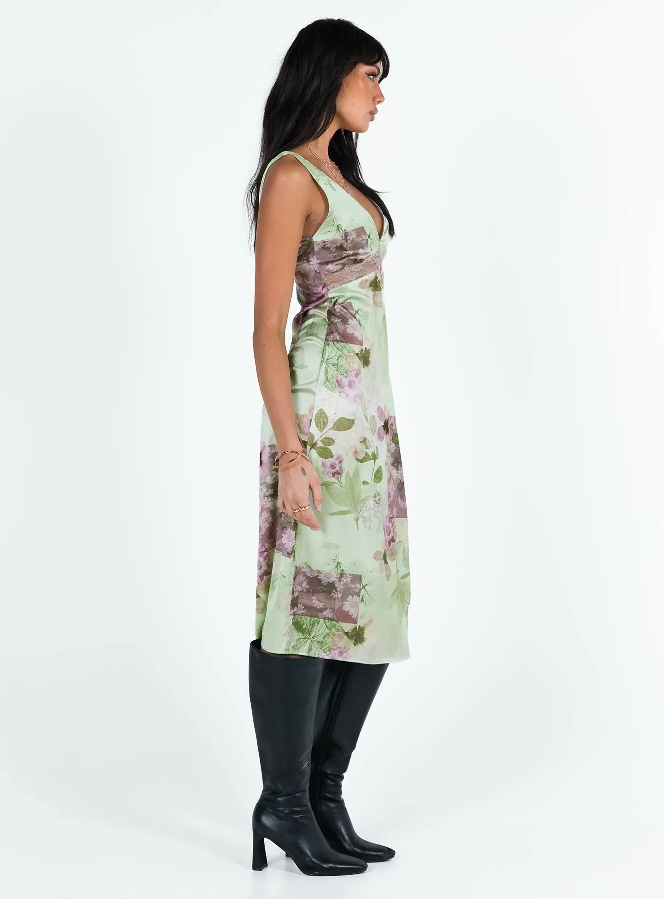 Lunamas Midi Dress Multi