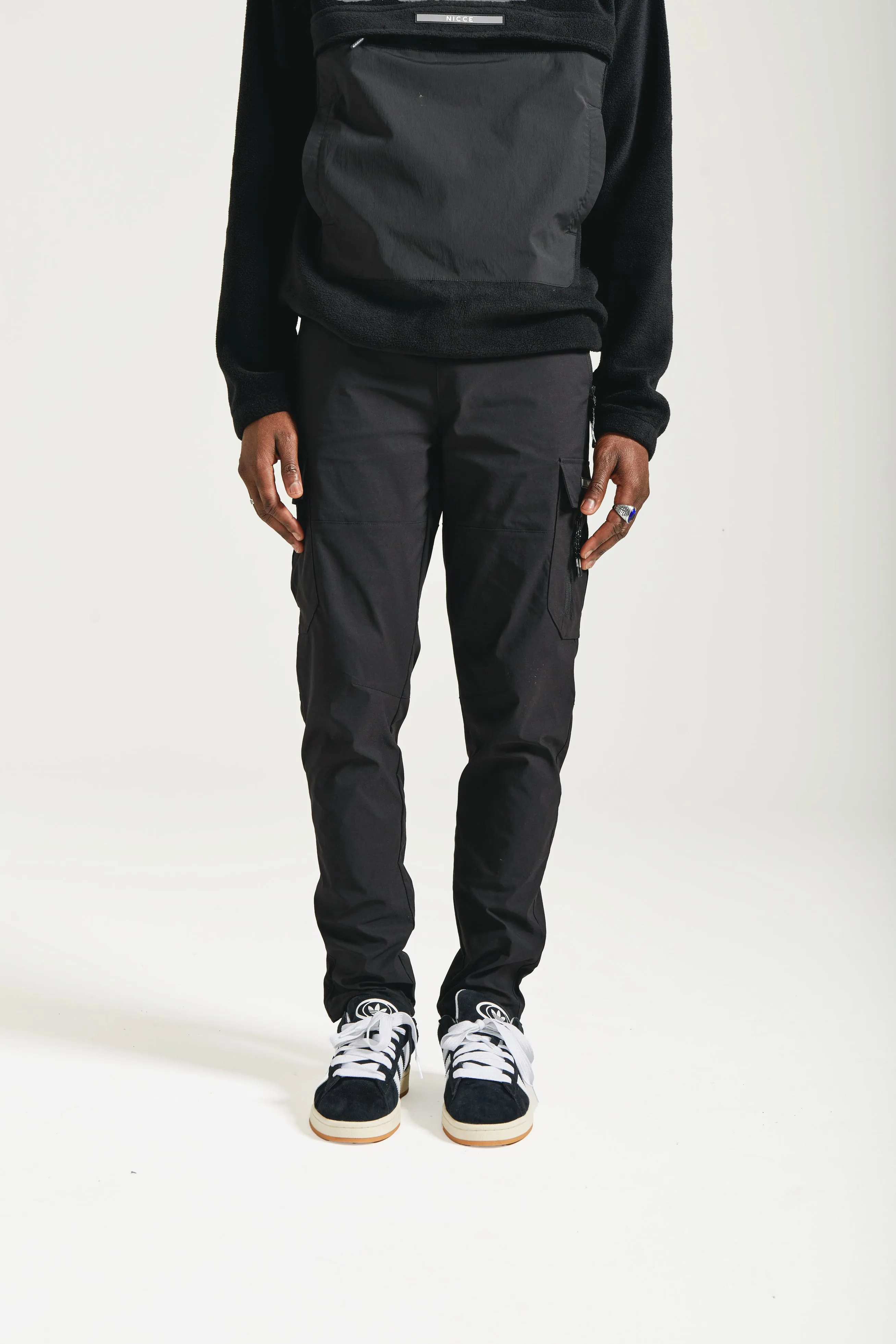 NICCE Mens Cargo Pants Calix Ascent | Black
