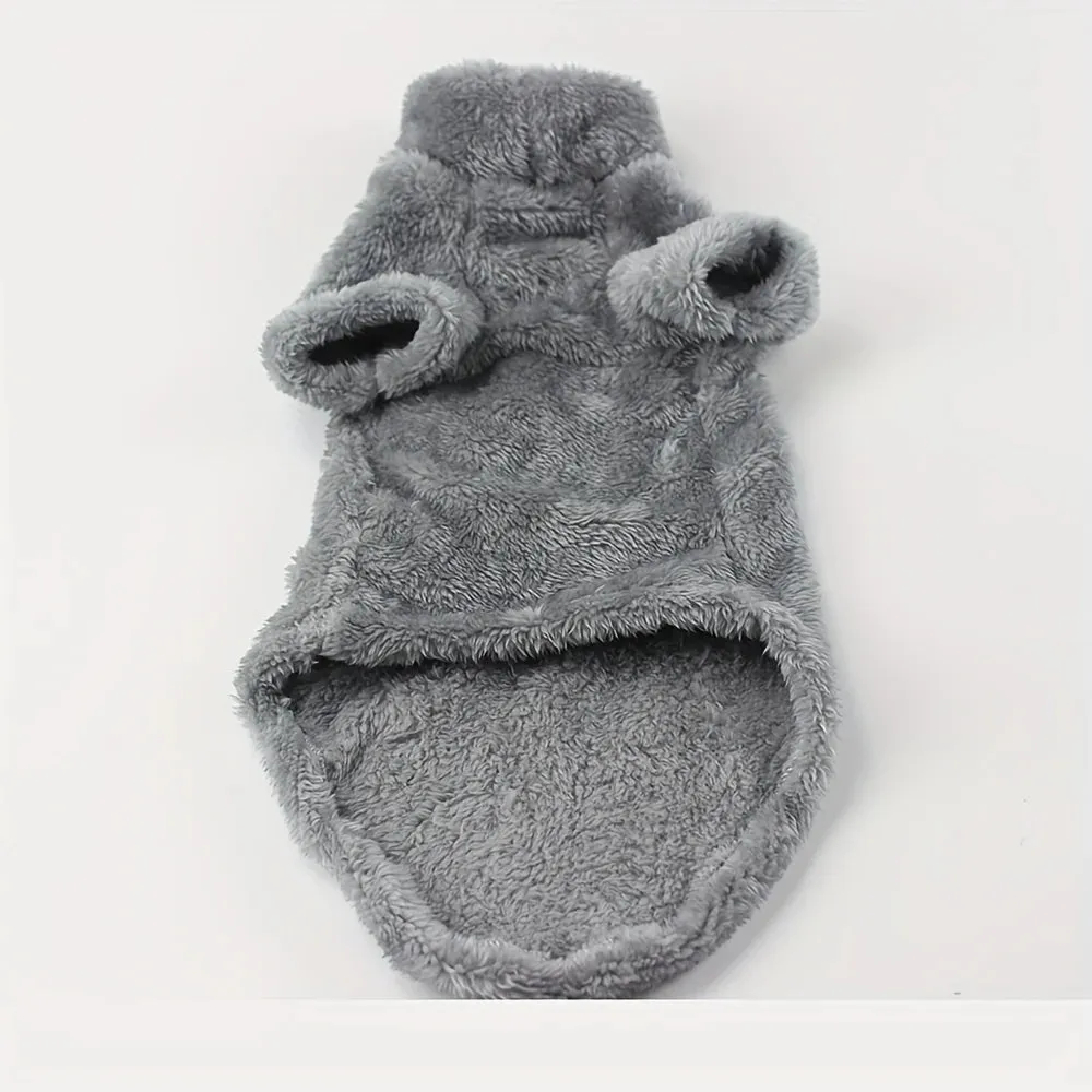 Pet Cat Sweater | Soft Arctic Velvet Home Fur Sweater for Autumn & Winter | Warm Skincare Outfit for Devonshire & Hairless Cats