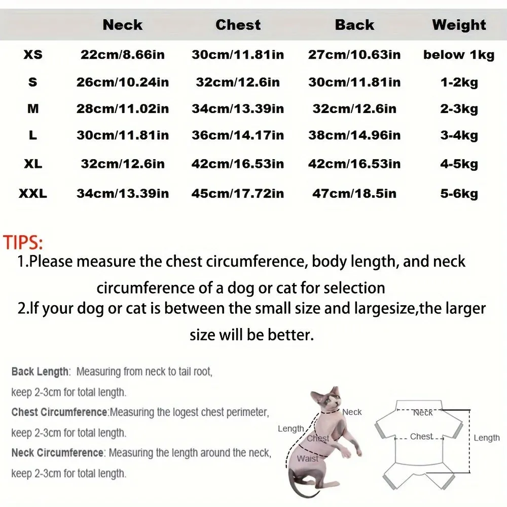 Pet Cat Sweater | Soft Arctic Velvet Home Fur Sweater for Autumn & Winter | Warm Skincare Outfit for Devonshire & Hairless Cats