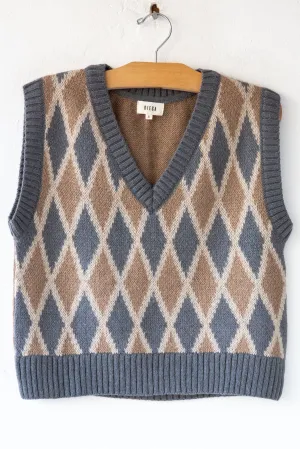 Piko Argyle Vest