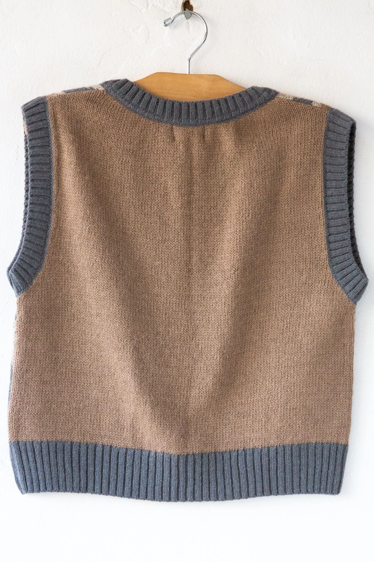 Piko Argyle Vest