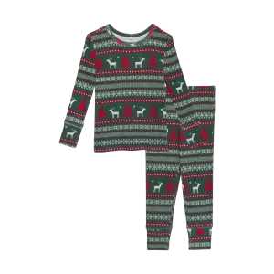 Posh Peanut Classic Pajama Set | Holiday Fair Isle