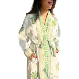 PRE-ORDER | Good Earth Quilted Cotton Robe