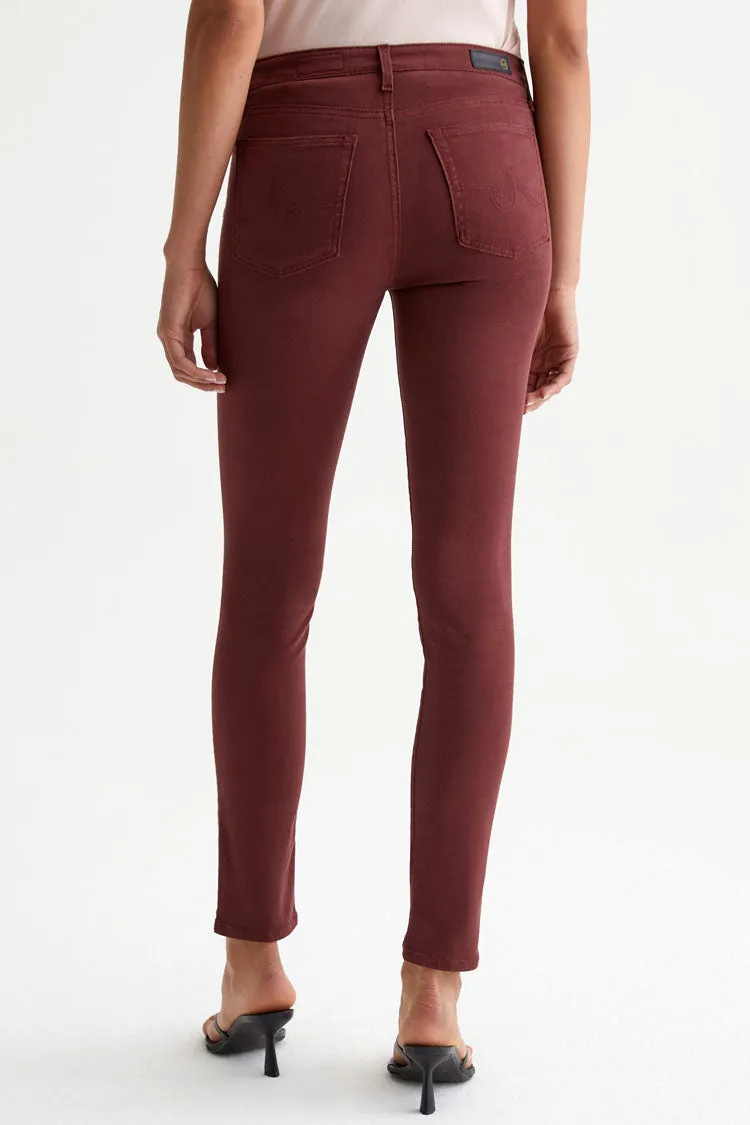 Prima Mid-rise Pants - Dark Plum